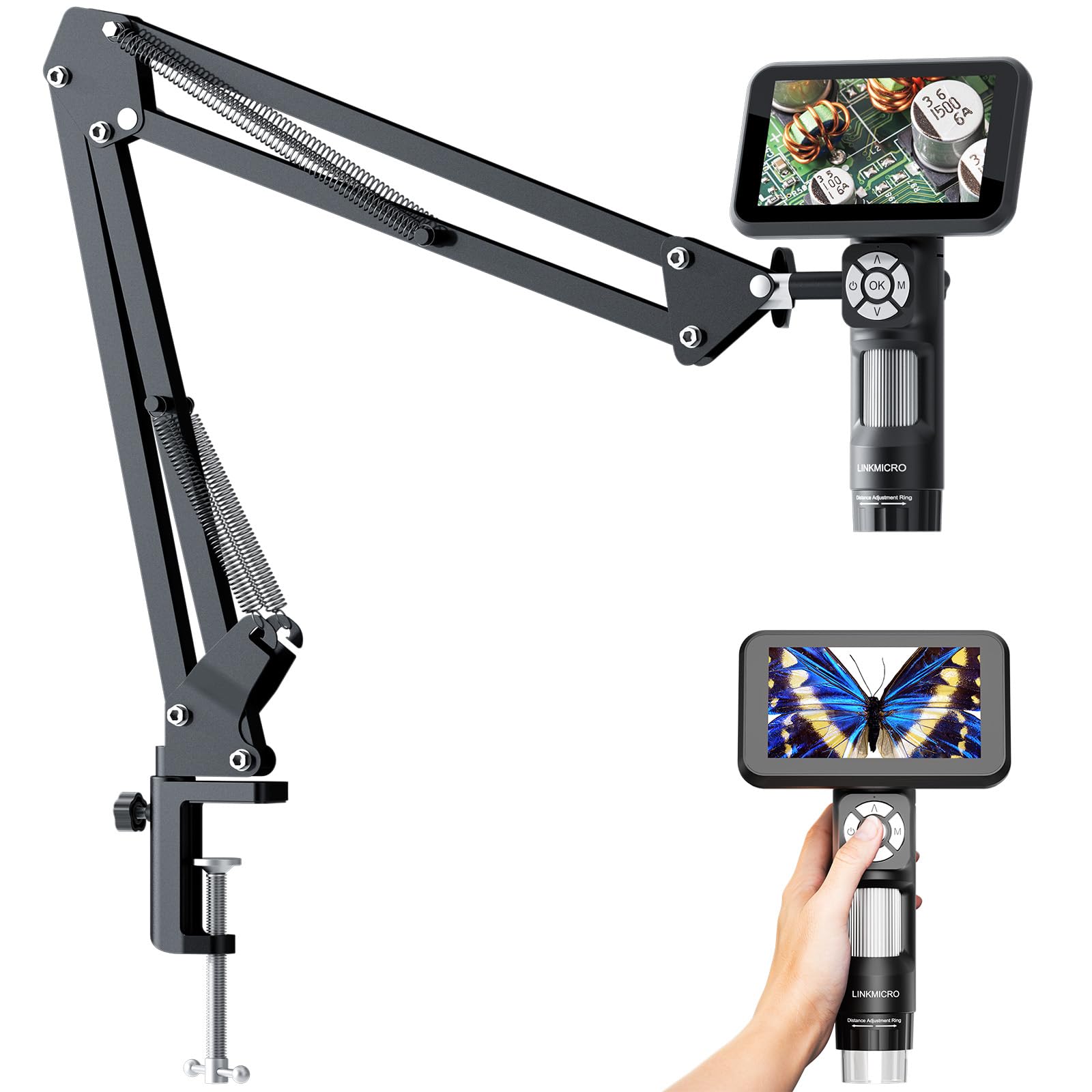 Amazon.com : LM115A Digital Microscope Handheld with Flex Arm
